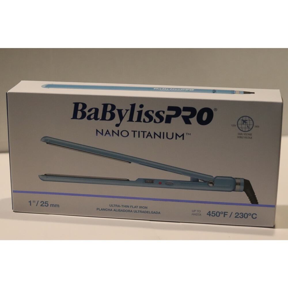 BaByliss Pro Nano Titanium 1" Ultra Thin Flat Iron